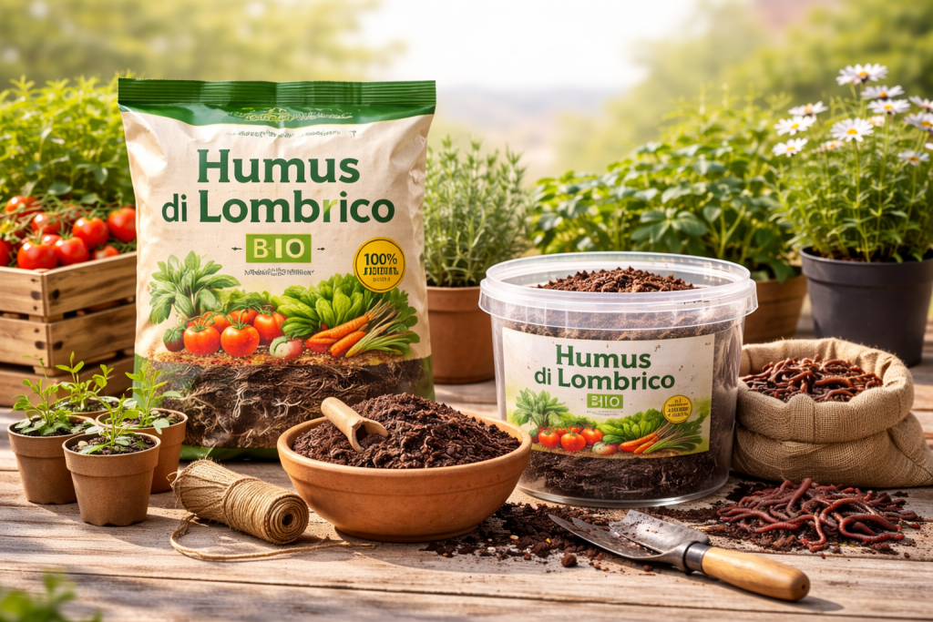 Humus di lombrico biologico