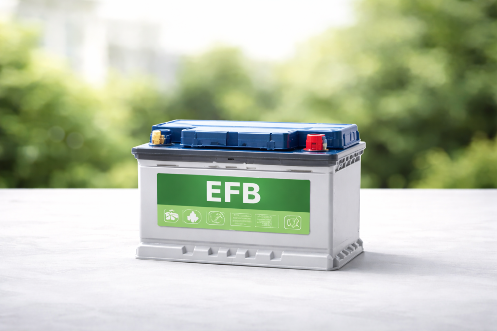 Batteria auto EFB per veicoli con sistema start stop