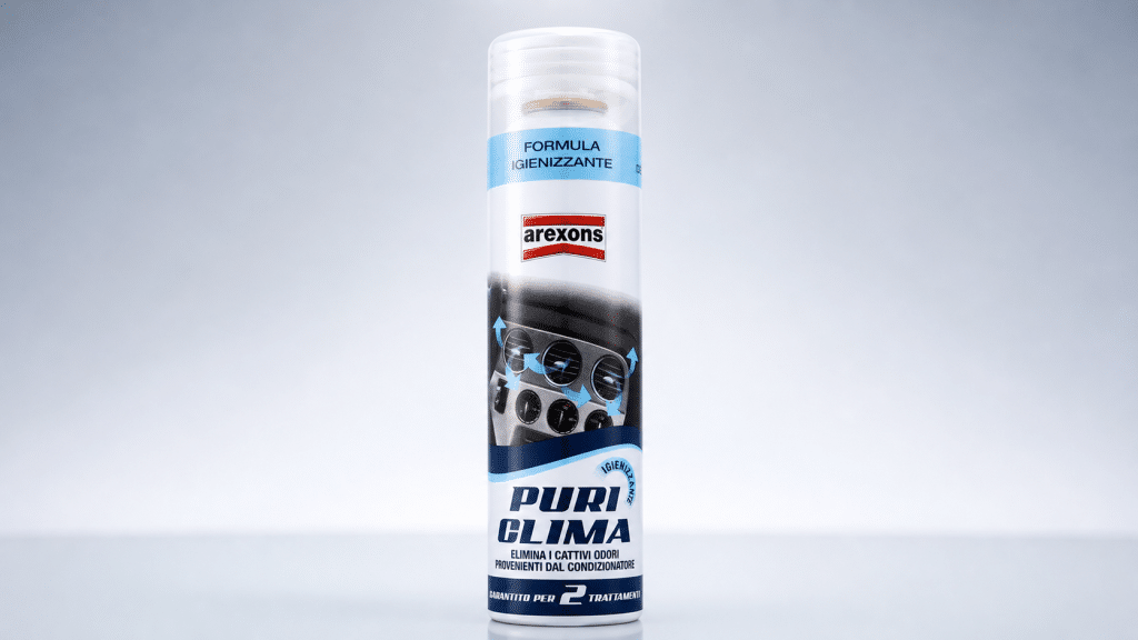 Arexons Puri Clima spray per pulizia e igienizzazione aria condizionata auto