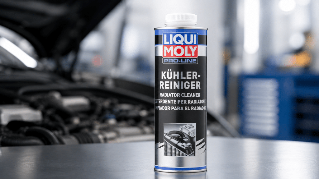 Liqui Moly Radiator Cleaner for cleaning the inside of car radiators