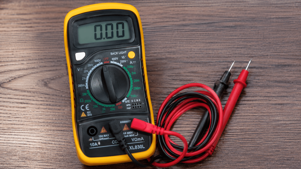 Digital multimeter used for electrical measurements and car diagnostics