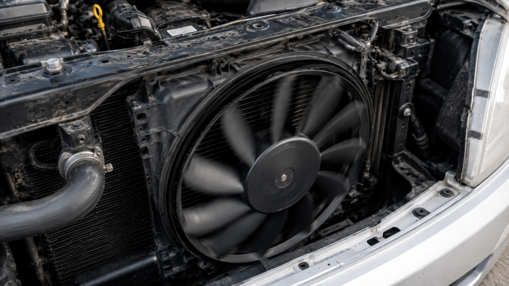 Car radiator fan always on while engine is running