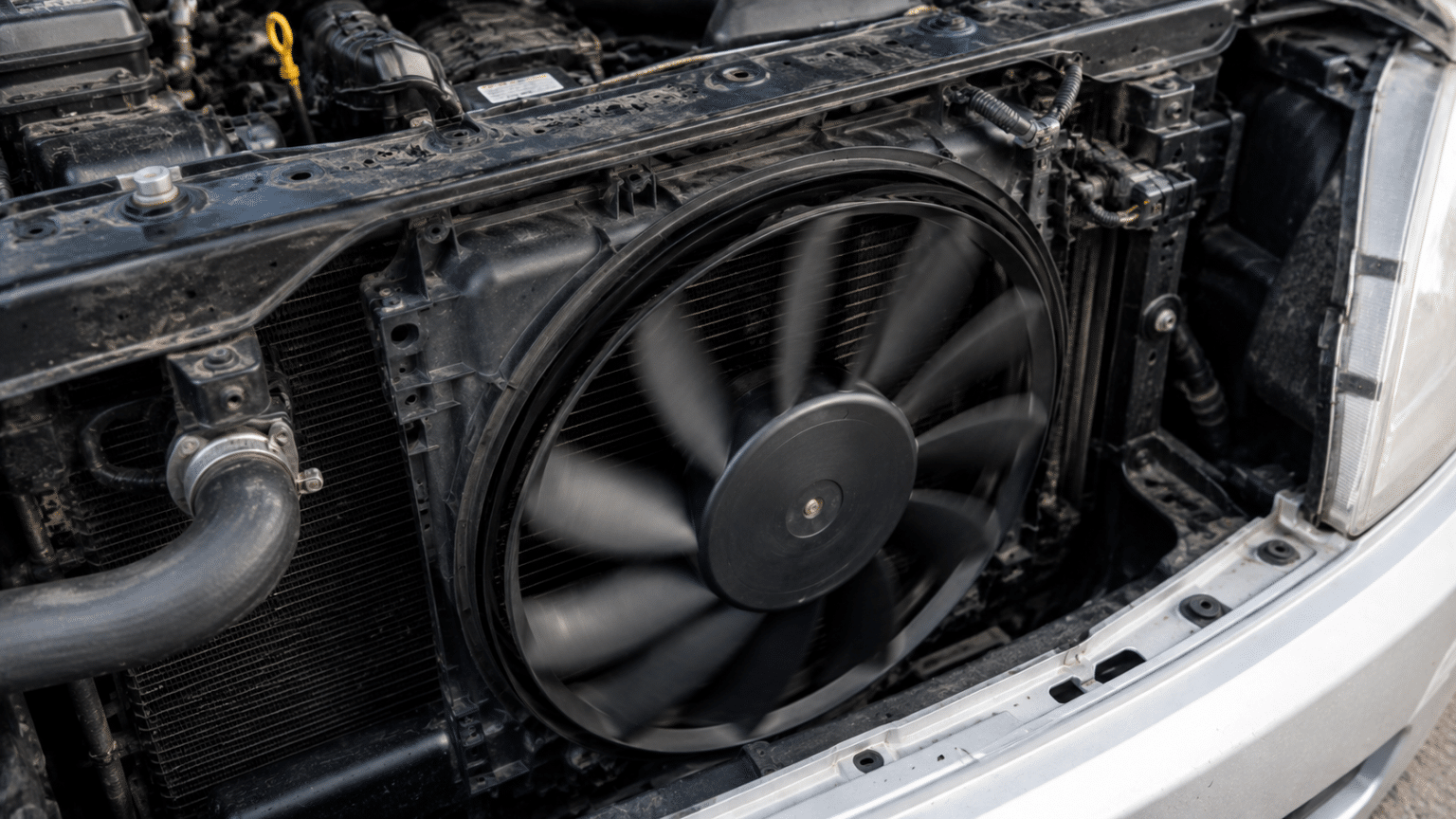 Car radiator fan always on while engine is running