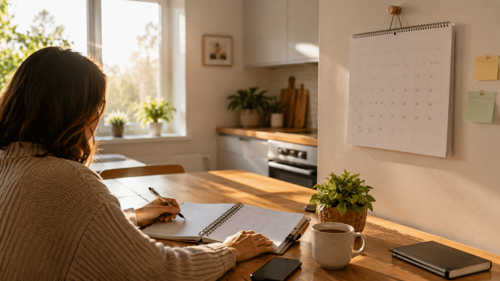 How to organize your daily life with a simple schedule