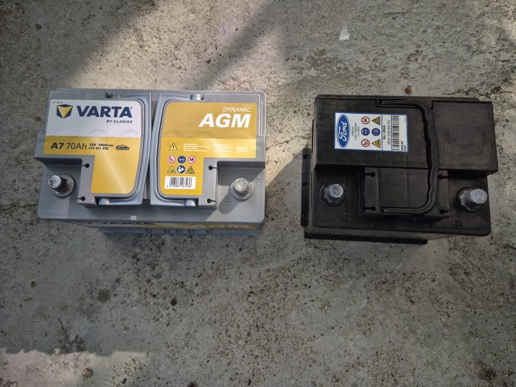 Ford Kuga PHEV and Varta A7 battery comparison