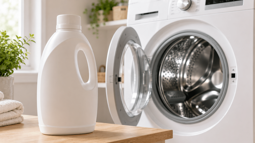 Sanitizing washing machine cleaner