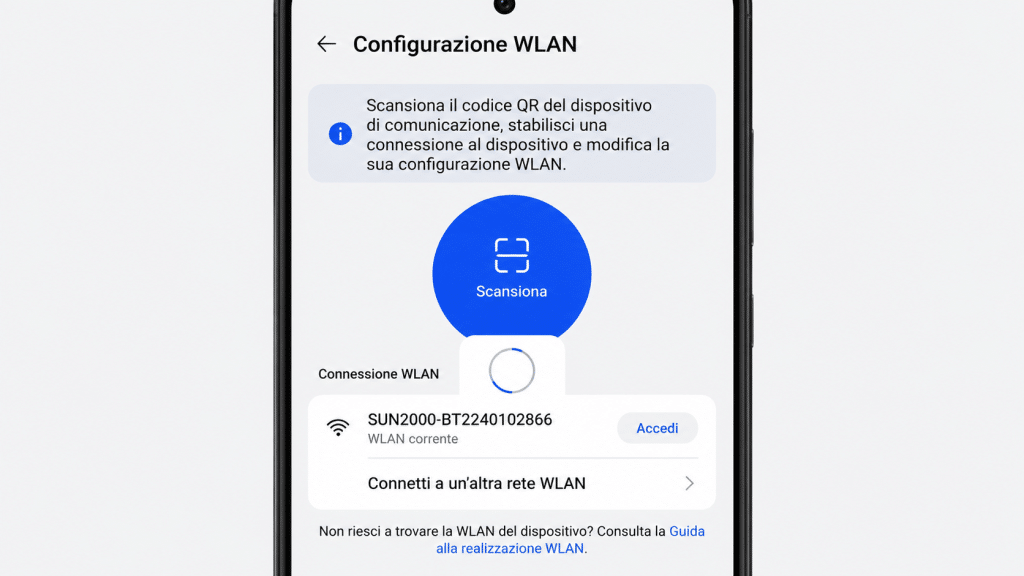 Huawei SUN2000 Inverter WLAN Setup on FusionSolar