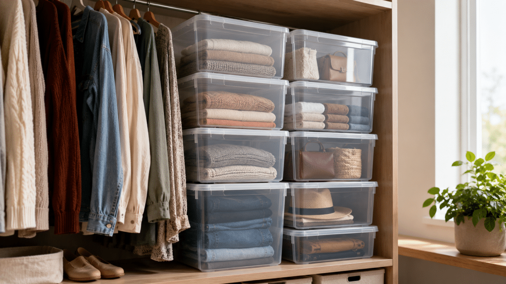 Storage containers to organize the home