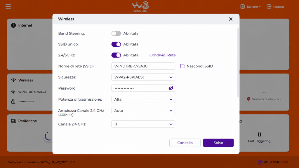 WPA2 Wi-Fi router settings to connect Huawei inverters