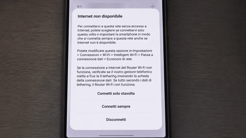 Internet not available when connecting to Huawei FusionSolar inverter