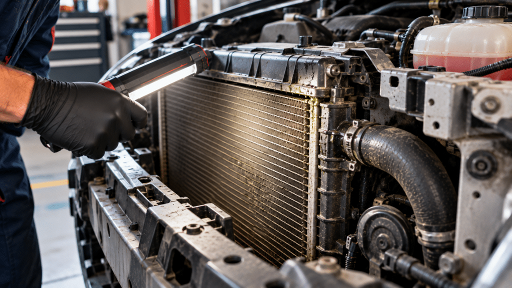 car radiator leak check