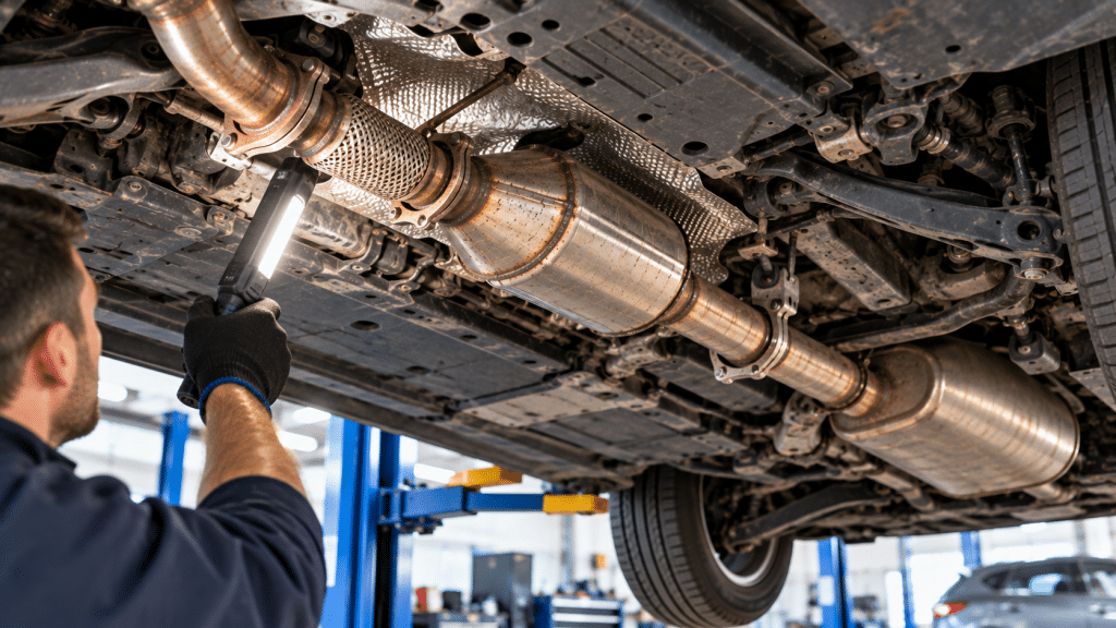 car exhaust system check