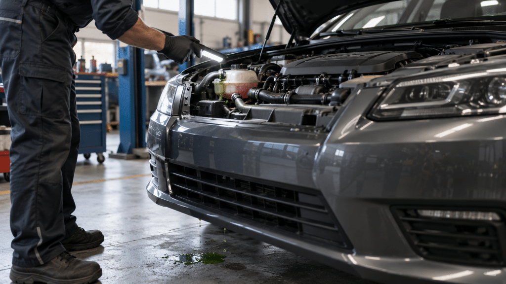 coolant leak