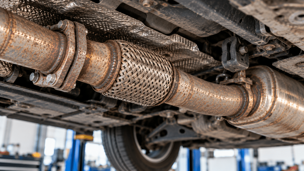 car exhaust system leak check