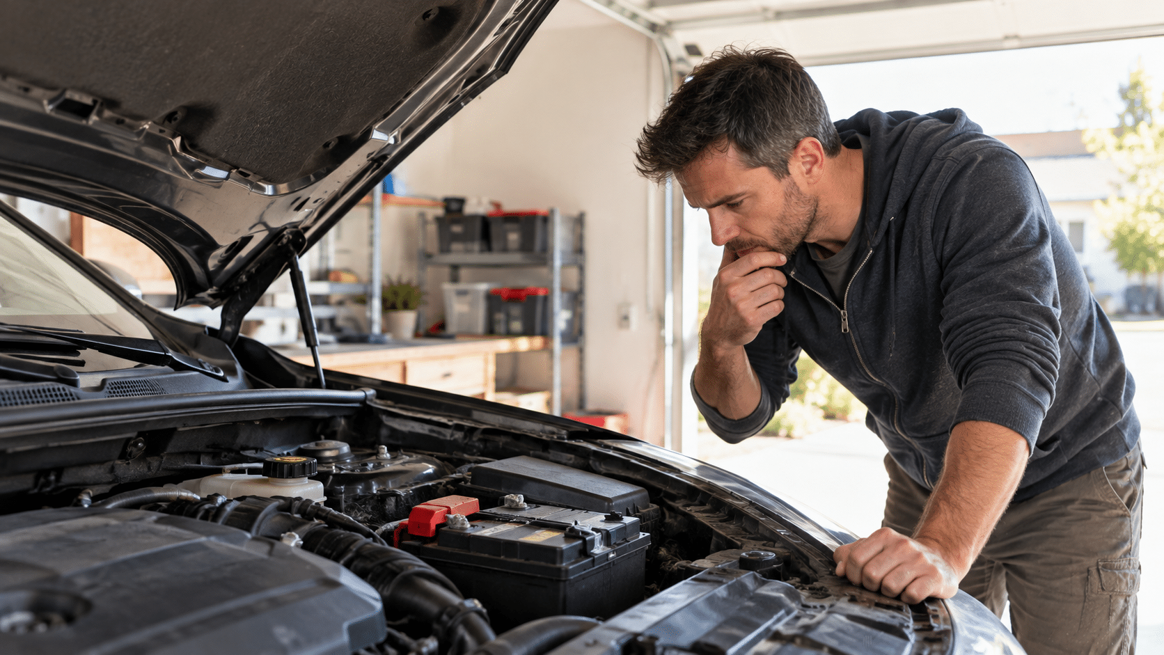 batteria auto che si scarica da ferma