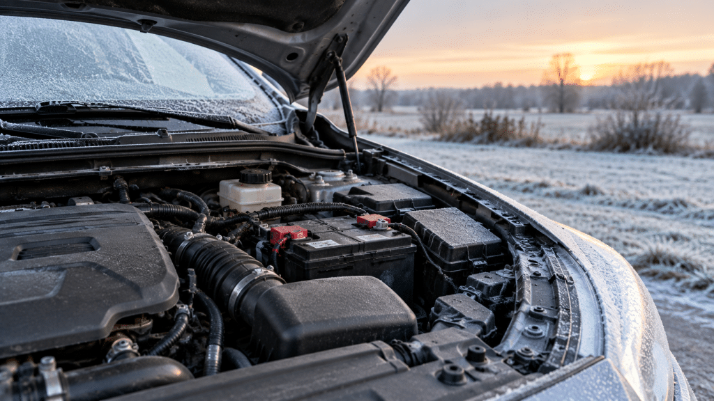 Batteria auto con il freddo