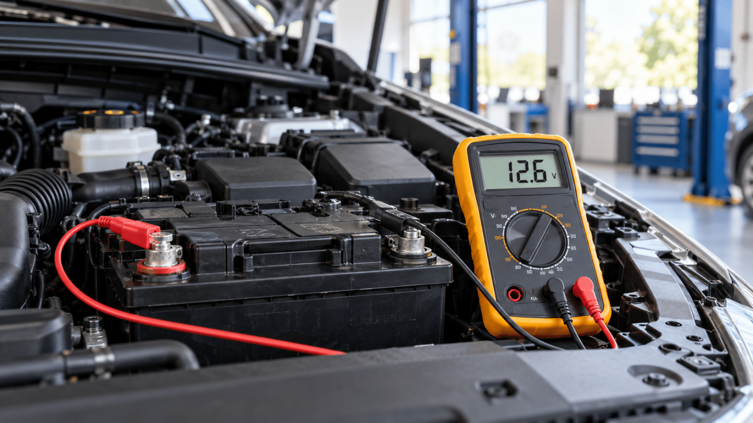 check car battery voltage