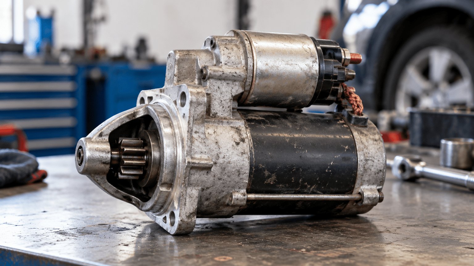 Starter motor faulty